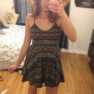 3/$11  Forever 21 boho print camisol dress