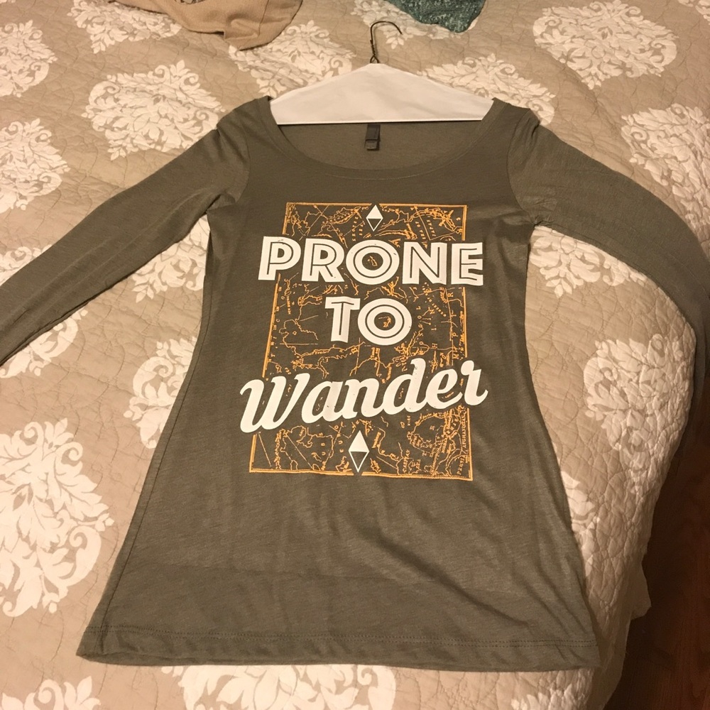 "Prone to Wander" Graphic Long sleeve T-shirt