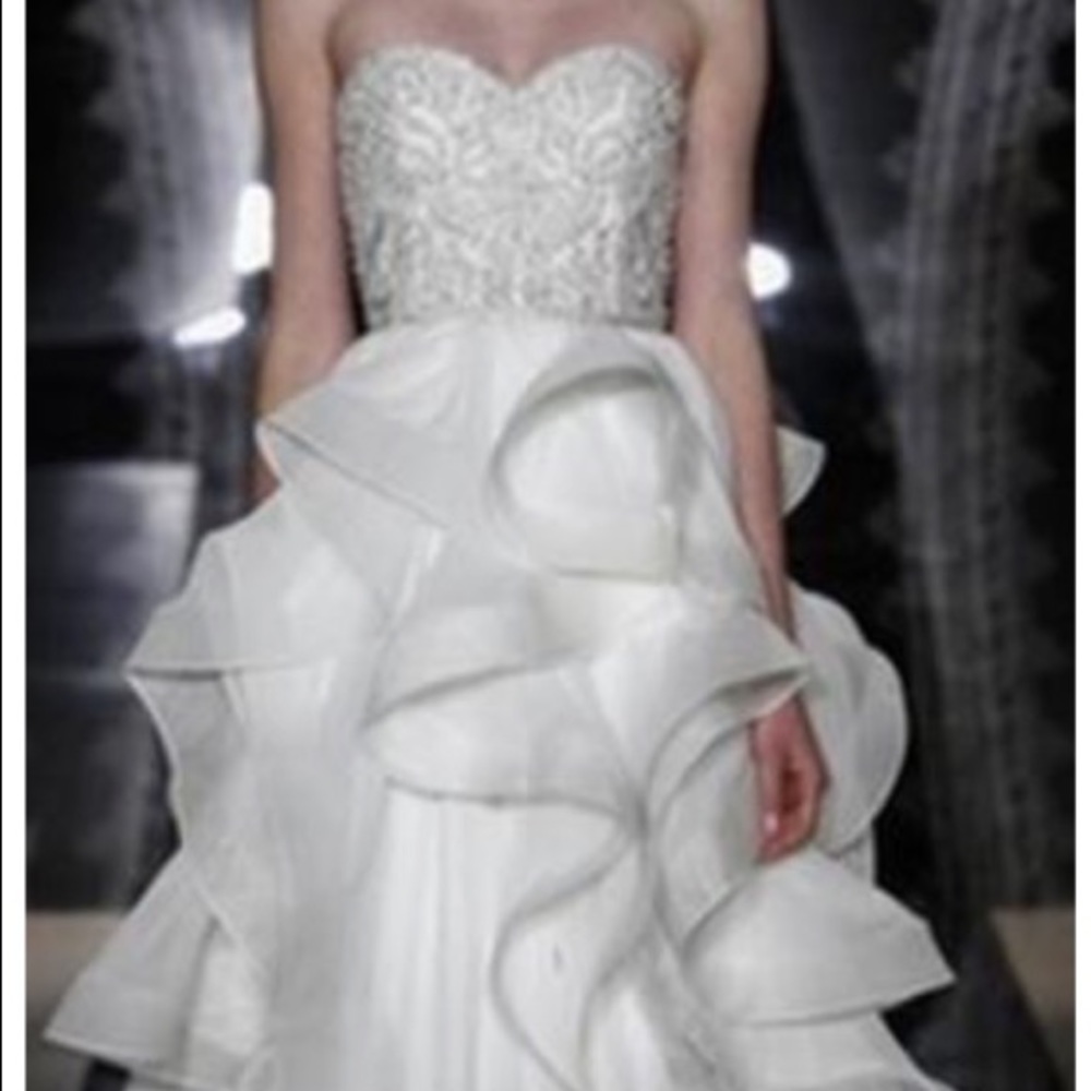 Reem Acra wedding dress