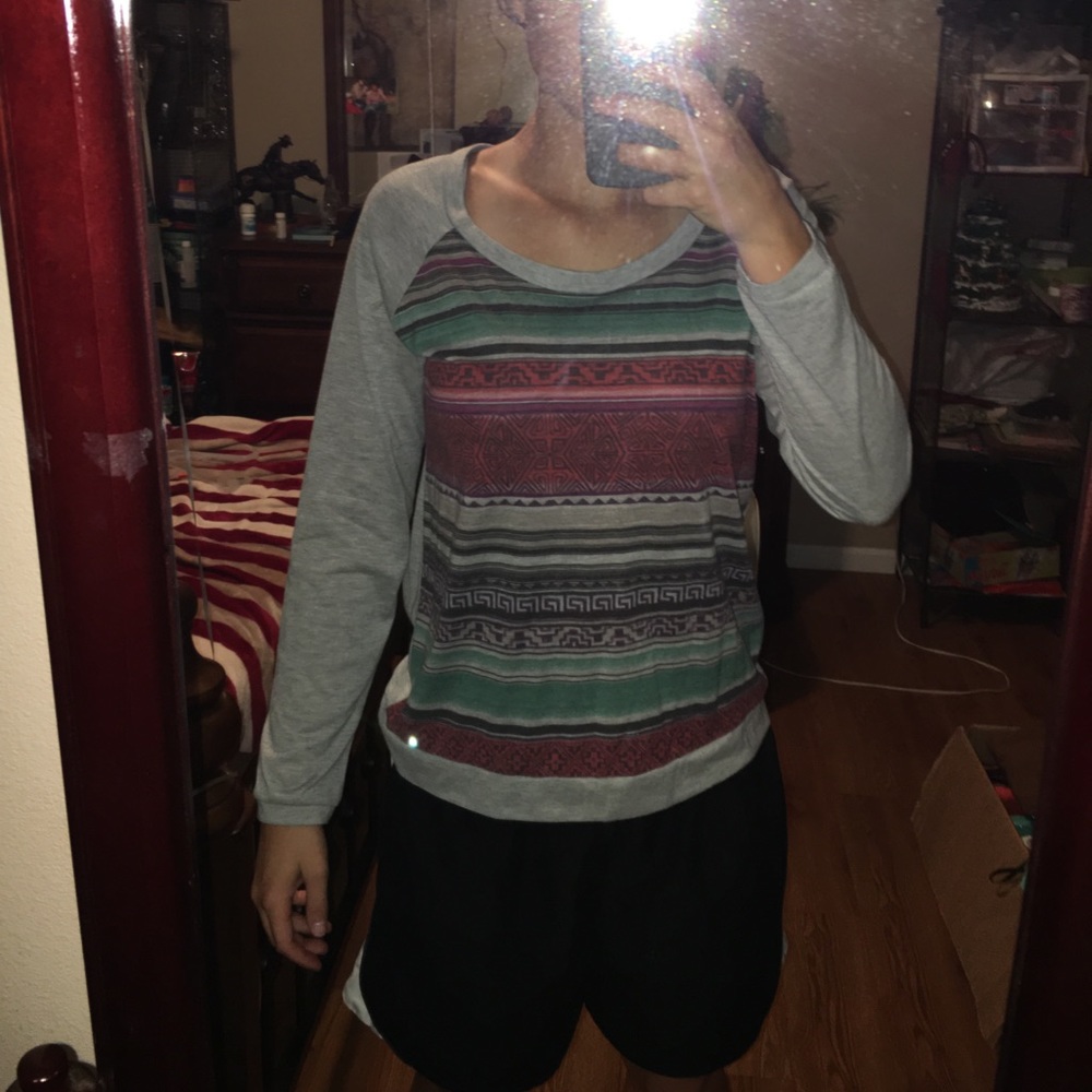 Super comfortable lightwear Gray long sleeve