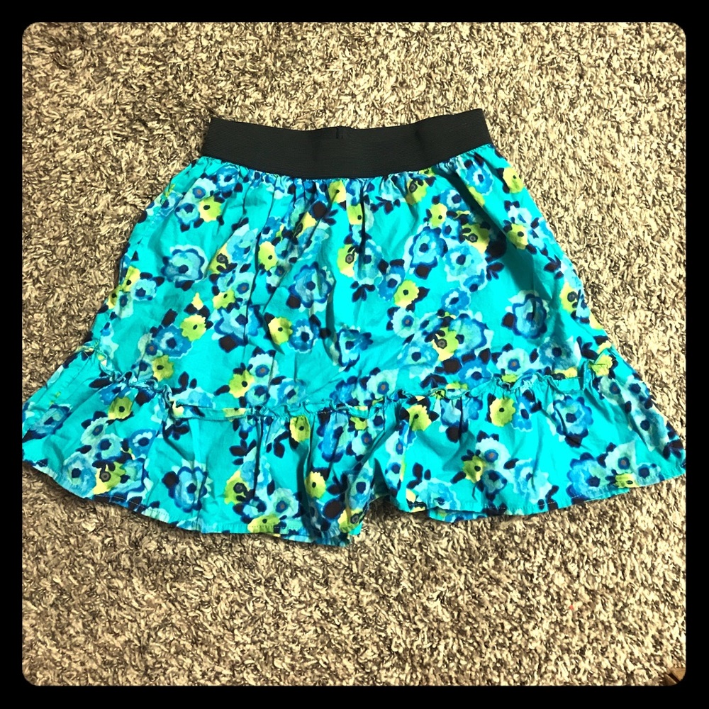 Girls floral skirt