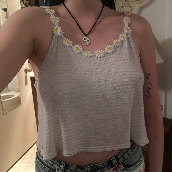 Flower crop top - Picture 2 of 2