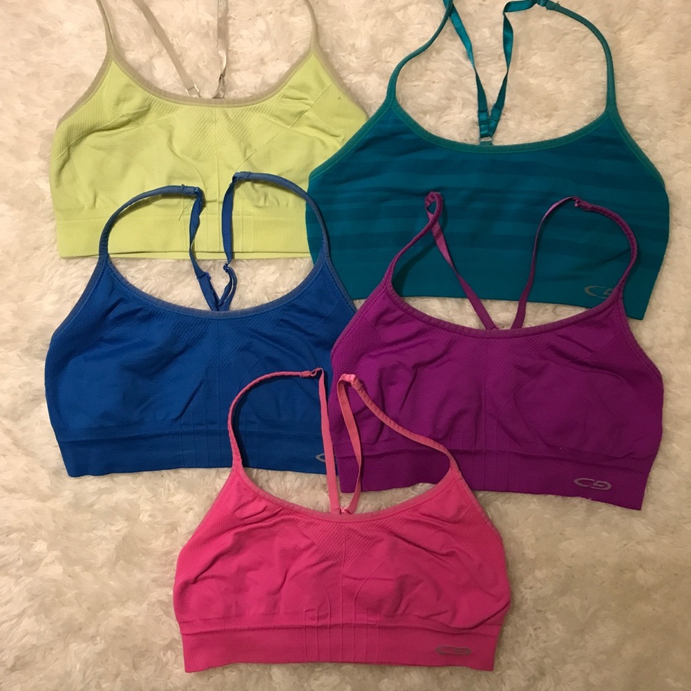 Set of 5 Champion Sports Bras