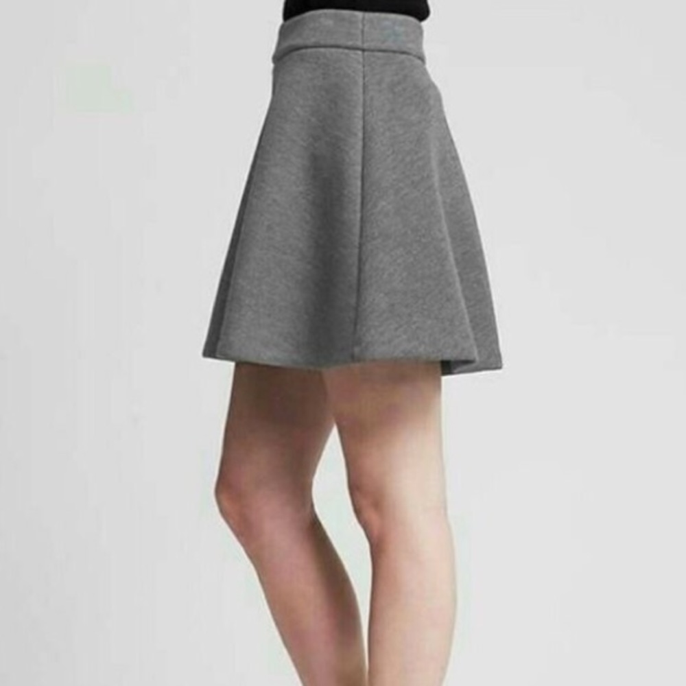 Banana Republic Gray Circle Skirt