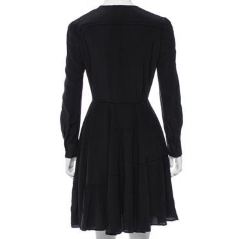 NWOT miu miu 100% silk tie-waist midi dress - Picture 4 of 5