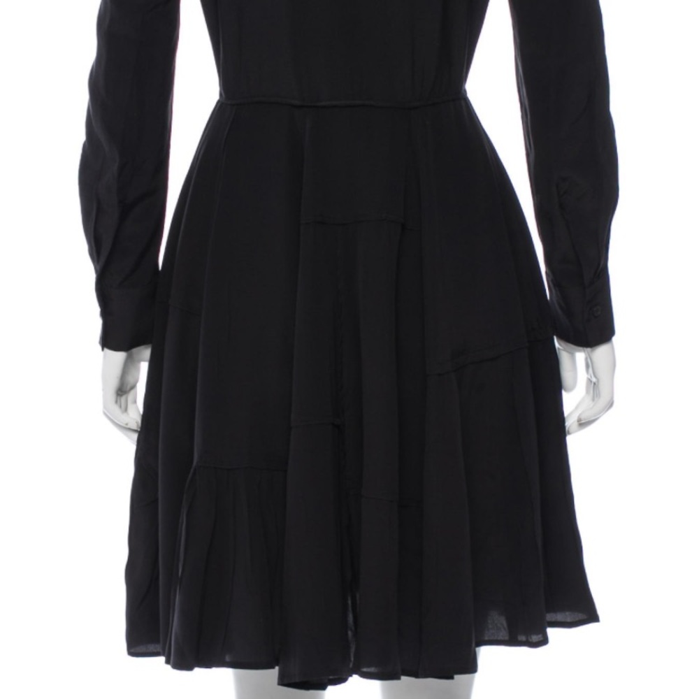 NWOT miu miu 100% silk tie-waist midi dress - Picture 5 of 5
