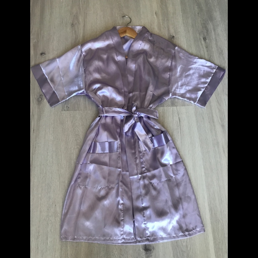 NWOT - never worn satin robe