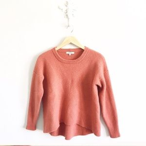 Madewell Modern Wool Salmon Sweater