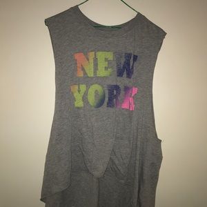 Men's divided tank top