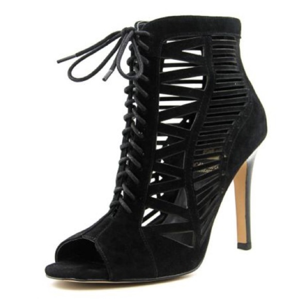 Crown Vintage Black Suede Sandals
