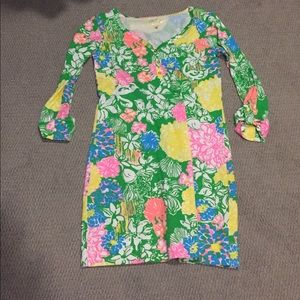 Palmetto V-Neck T-Shirt Dress