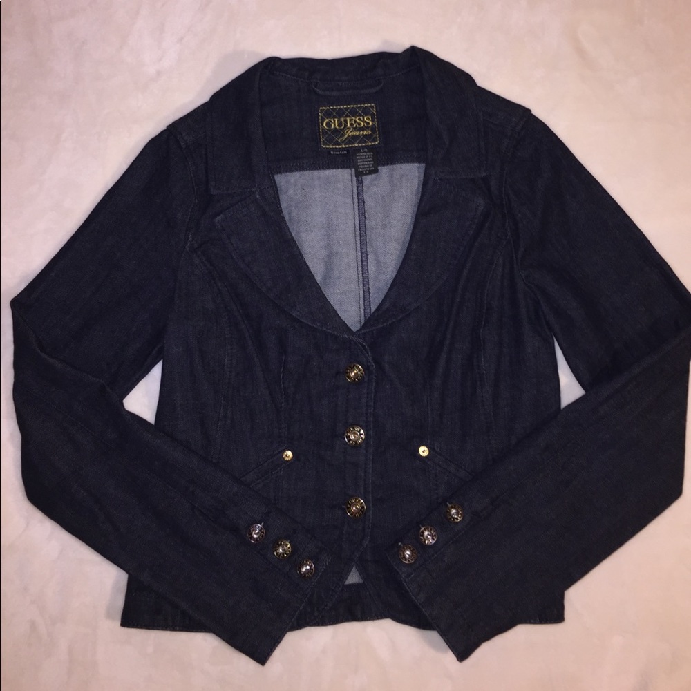 Guess Jeans Denim Jacket Size L