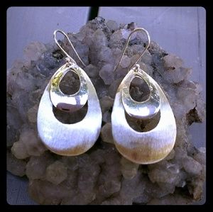 Genuine silver earrings