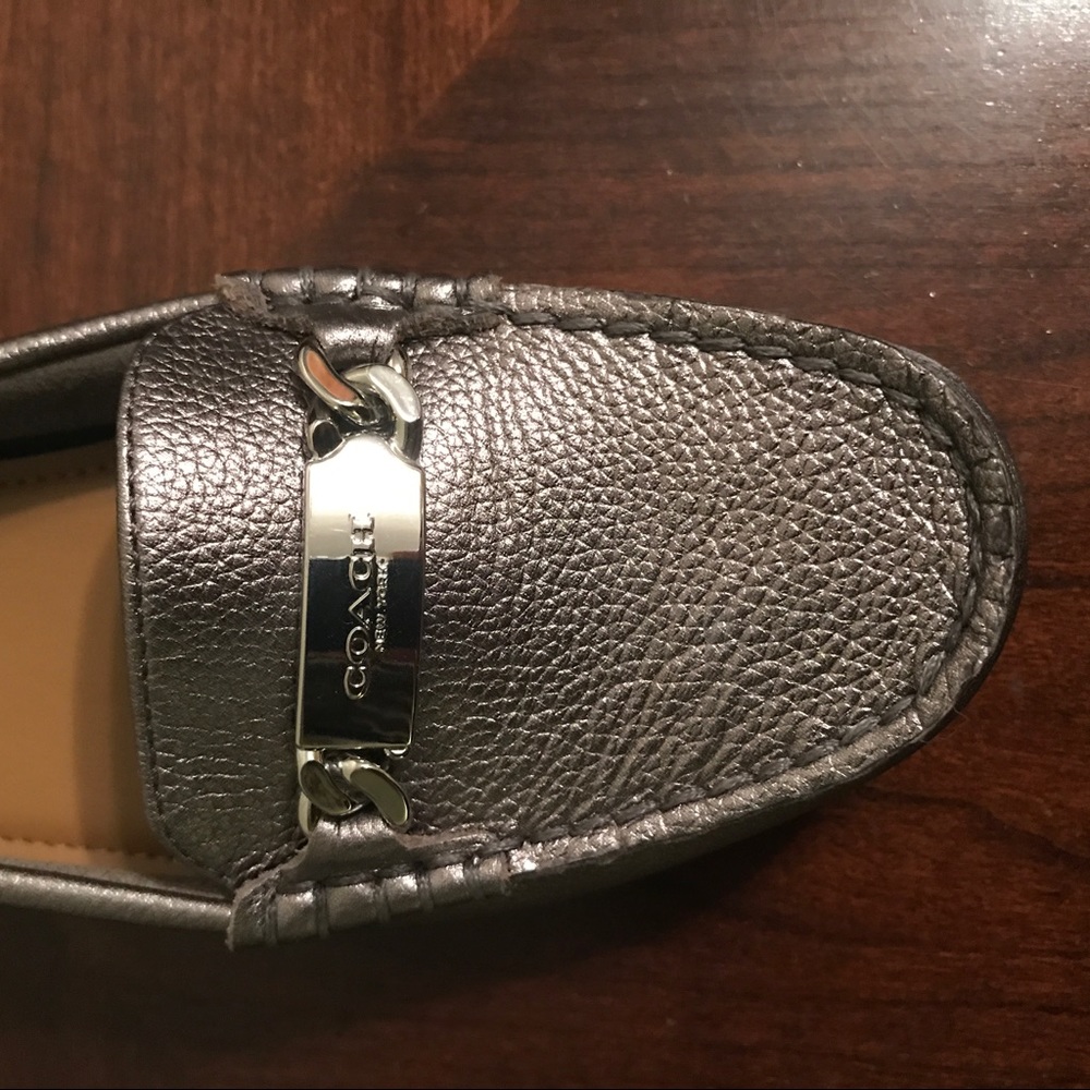 ‼️HUGE FLASH SALE‼️New Coach Metallic Loafers