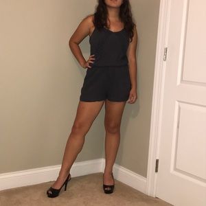 BLACK AMERICAN EAGLE ROMPER