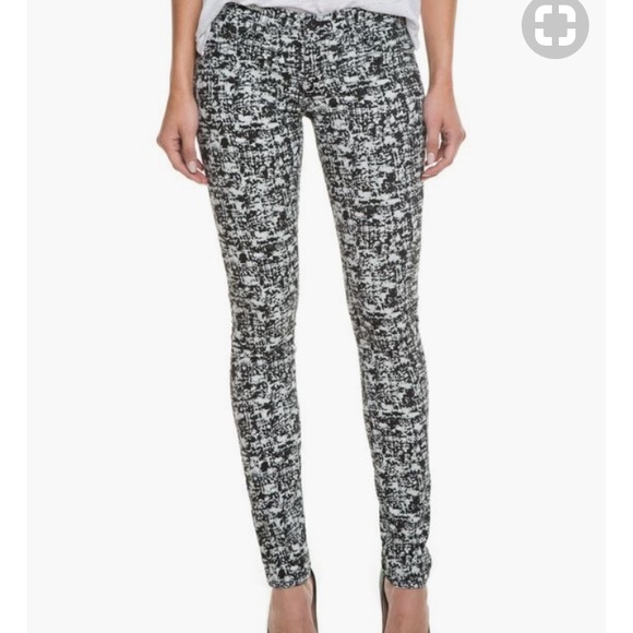 Ag Adriano Goldschmied Pants - AG Jeans super skinny "The Legging" black & white