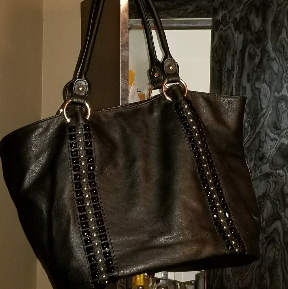New Big Buddha black bag with GORGEOUS studs