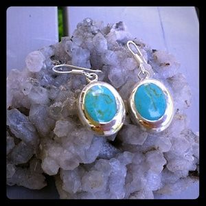 Genuine silver earrings