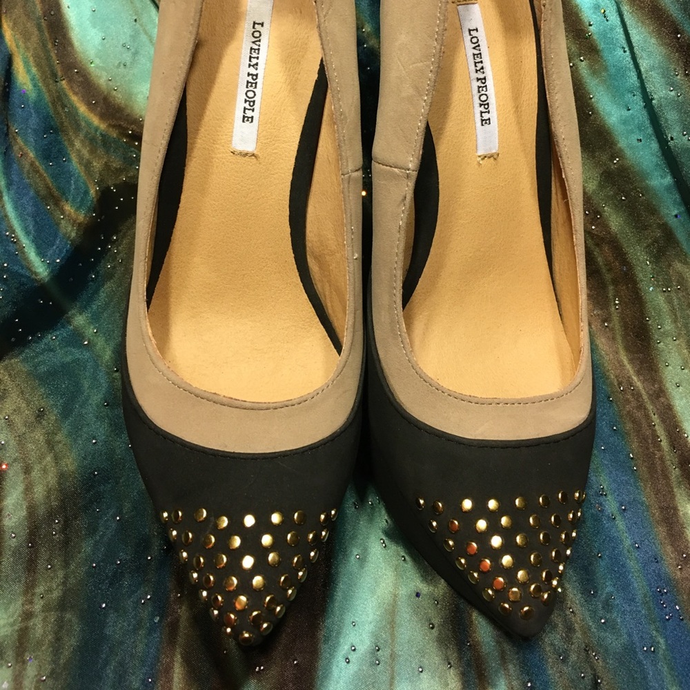 LOVELY PEOPLE - Tetra multi black wedge heels - Picture 4 of 8