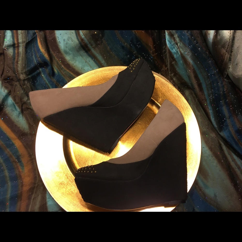 LOVELY PEOPLE - Tetra multi black wedge heels - Picture 8 of 8