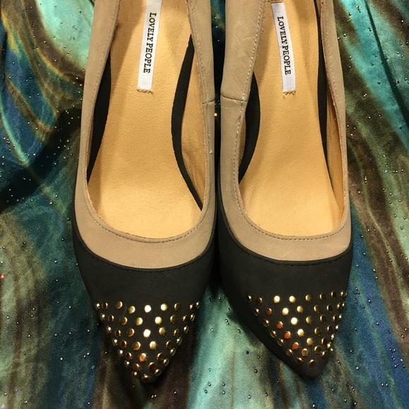 LOVELY PEOPLE - Tetra multi black wedge heels - Picture 4 of 8