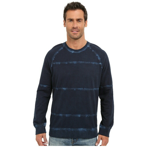 Calvin Klein Cold Pigment Dye-Striped Sweatshirt - Picture 2 of 4