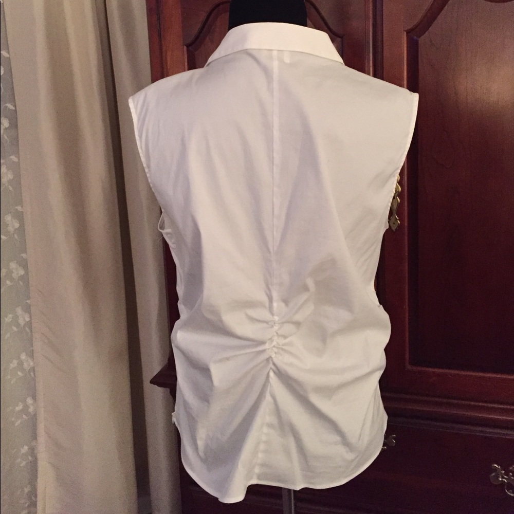 SOLD! Armani Collezioni gathered blouse 10 - Picture 3 of 4