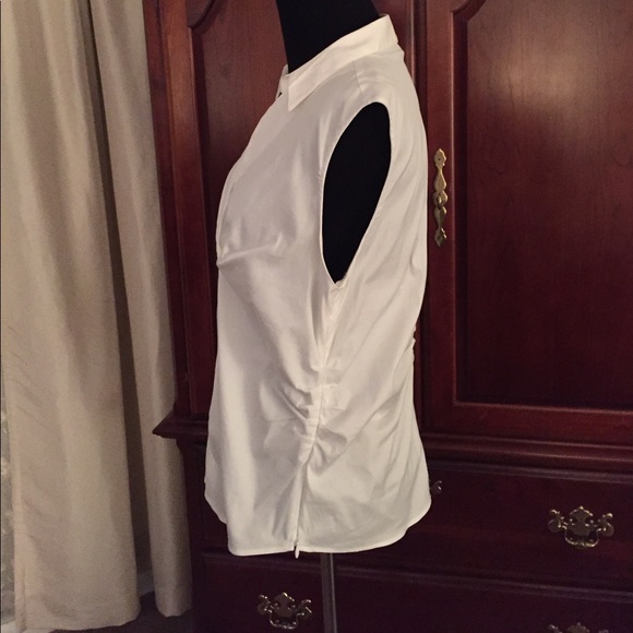 SOLD! Armani Collezioni gathered blouse 10 - Picture 2 of 4