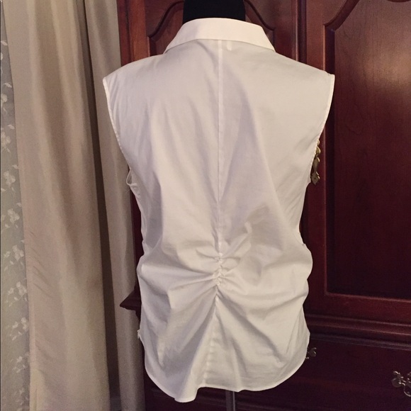 SOLD! Armani Collezioni gathered blouse 10 - Picture 3 of 4