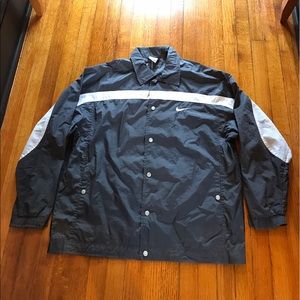 Vintage 80's Nike button up windbreaker size xl