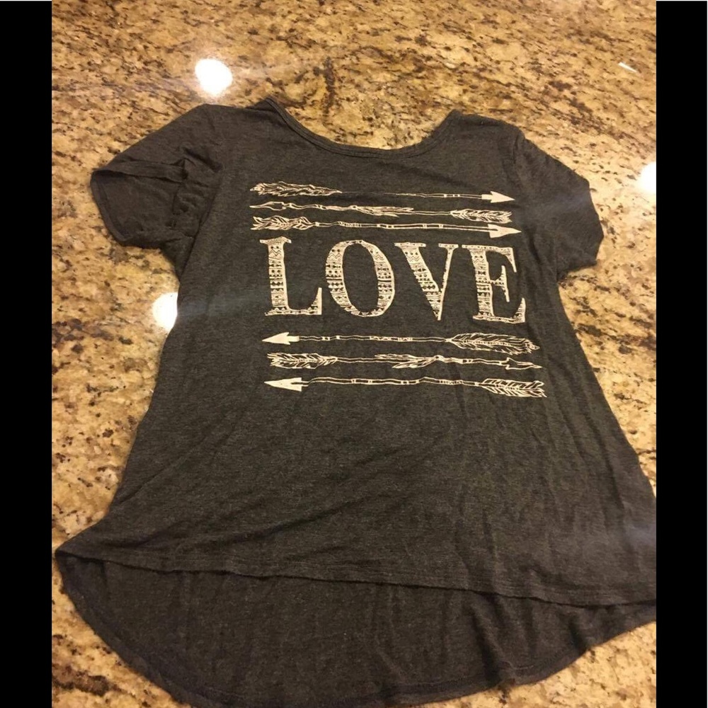 Grey love shirt