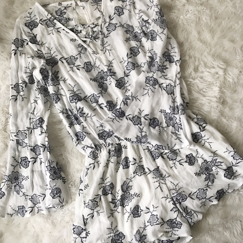 Vintage Havana Floral Romper