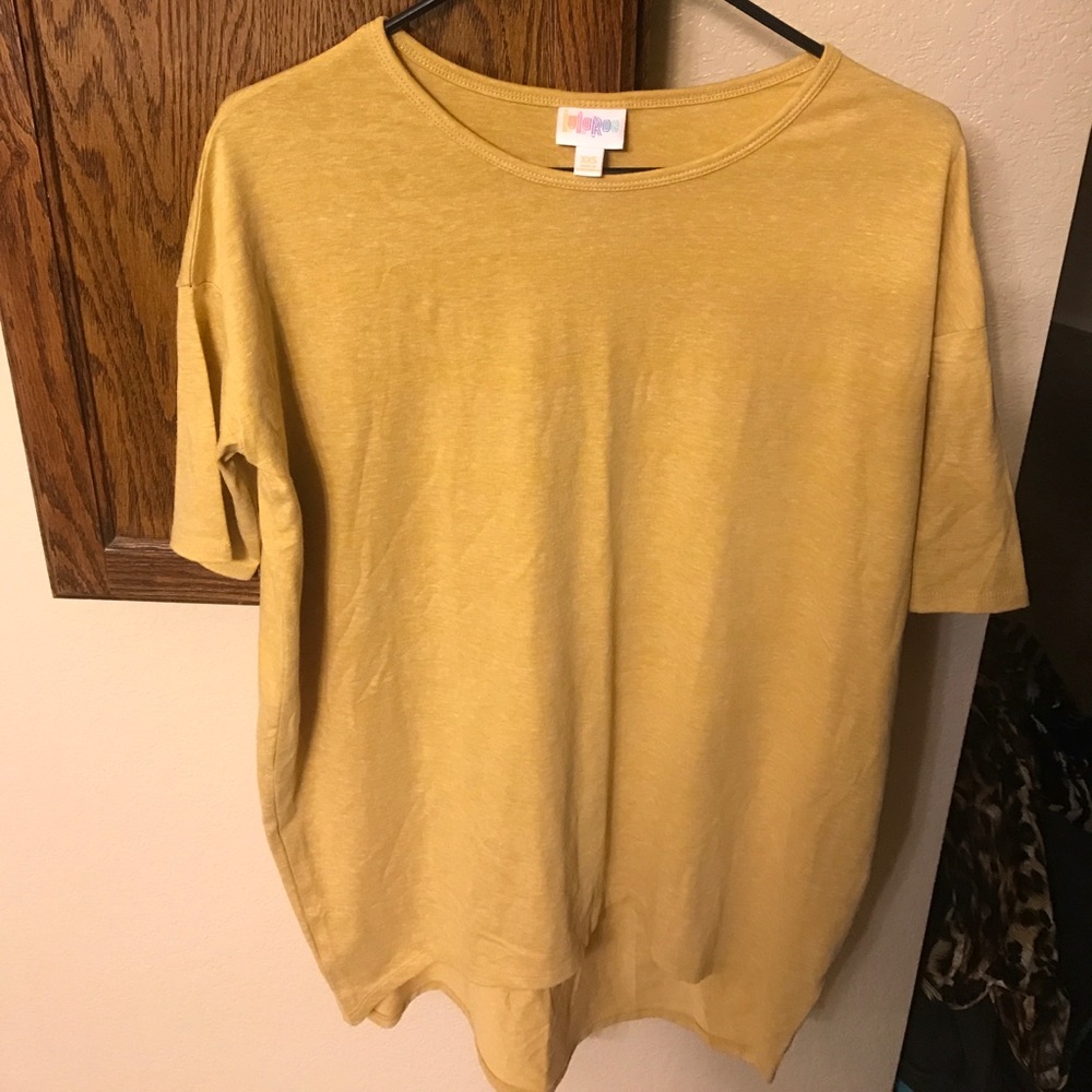SOLD!! Lularoe Yellow and White Irma Brand New XXS