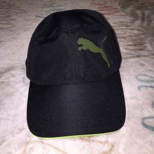 Brand New Puma black and green Hat