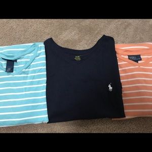 Polo L-XL t-shirts.