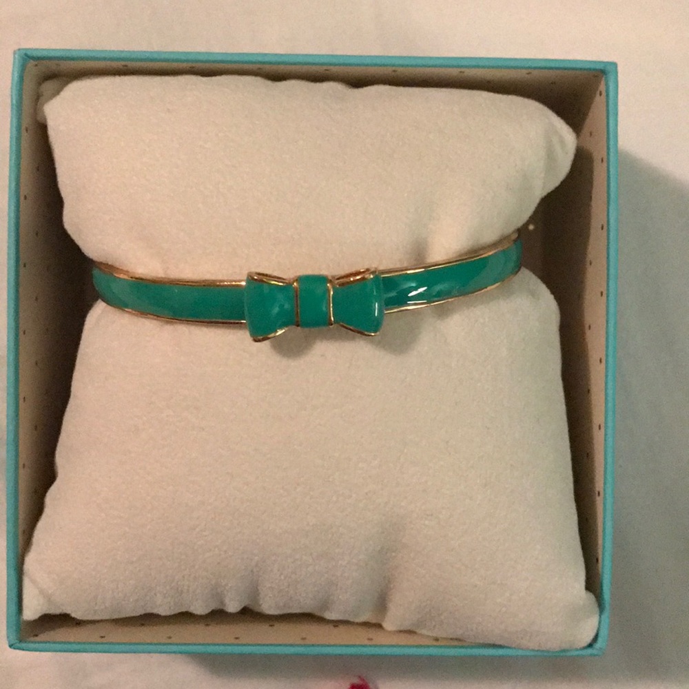 Kate Spade Green Bow Bangle