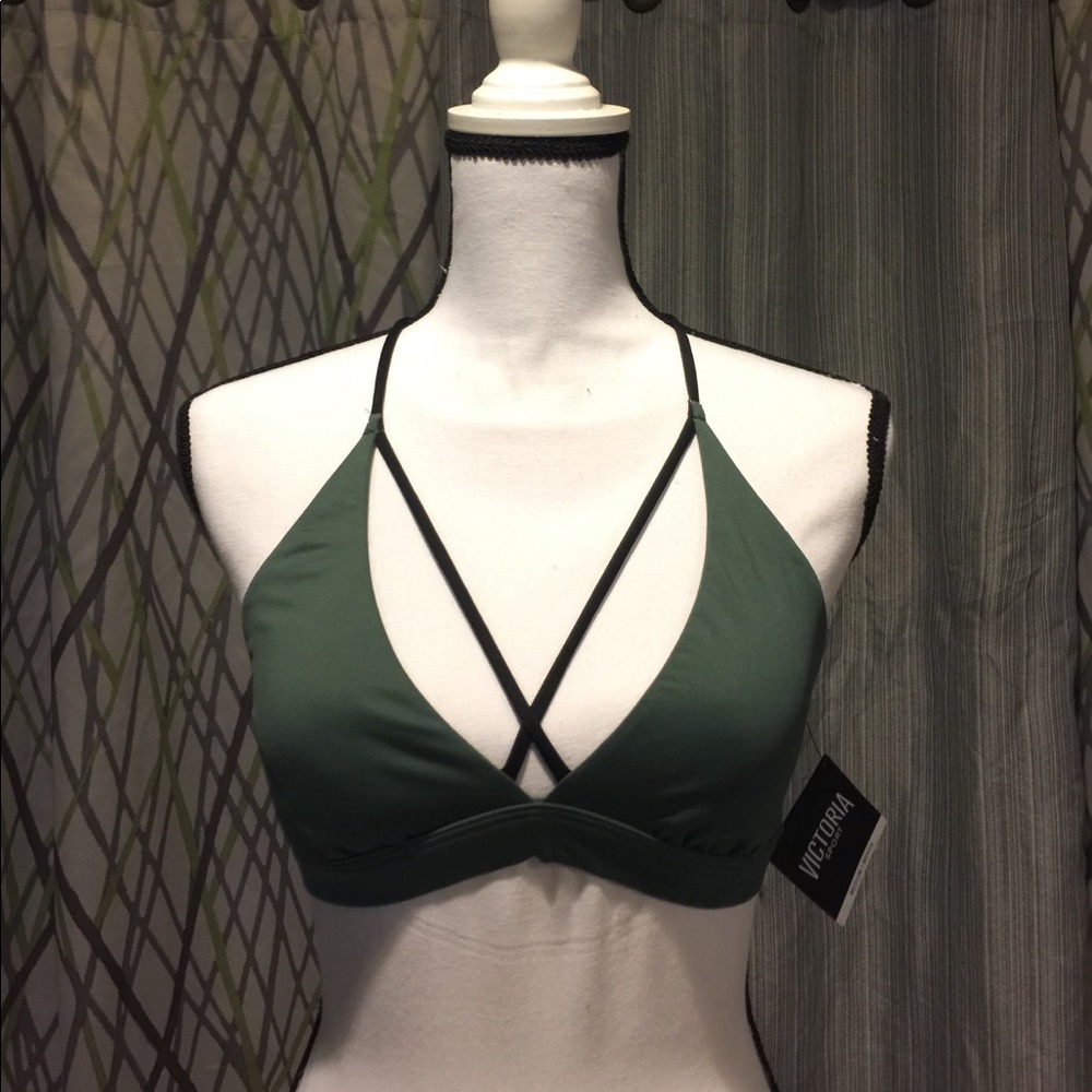 Victoria Secret Sport Bra dark green