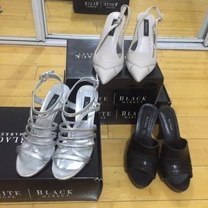 White House Black Market three Shoe Bundle