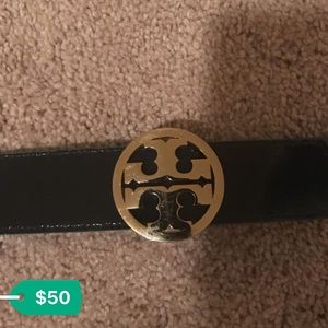 Tory burch green and blue belt