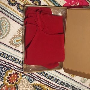 Red Envelope NIB Cashmere Cami & Short Set