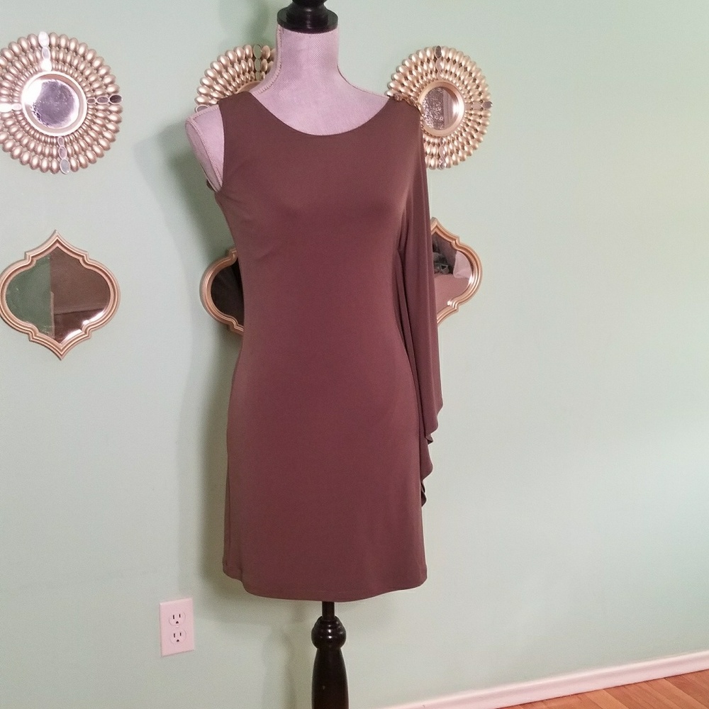 CLOSET SALE Gianni Bini Olive Cocktail Dress