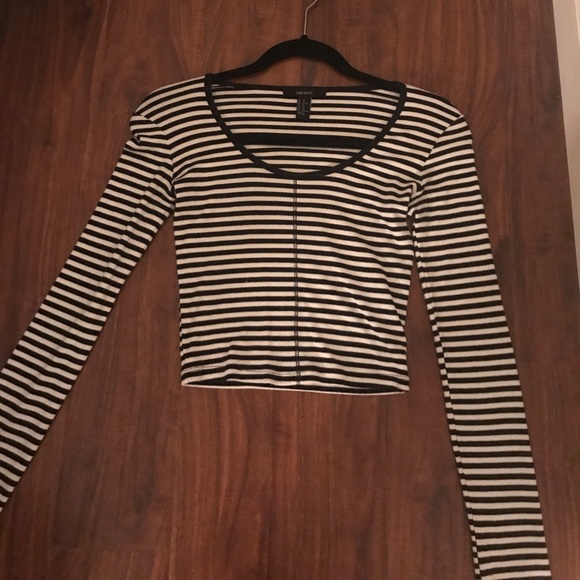 Cropped striped shirt - Picture 1 of 2