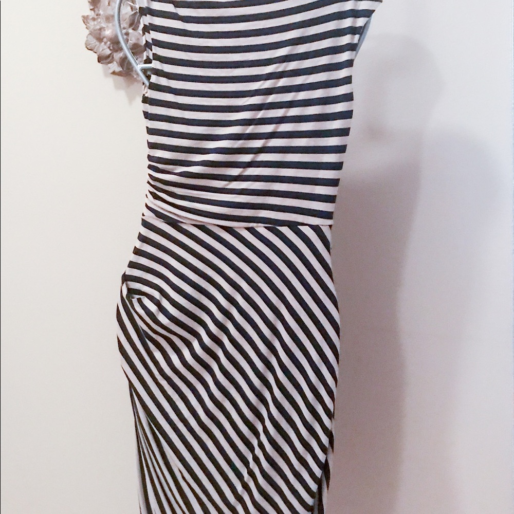 Bordeaux 'Given Then Gathered Column Dress' - Picture 3 of 3