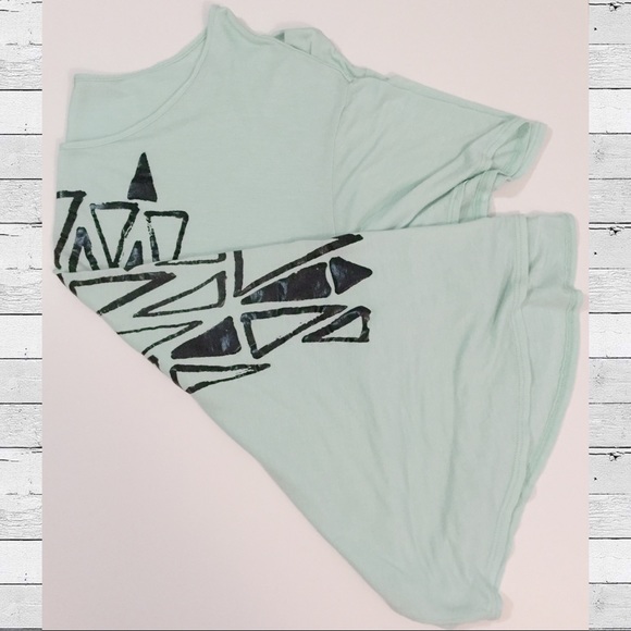 NWOT Plus Mint Geometric Top - Picture 5 of 5