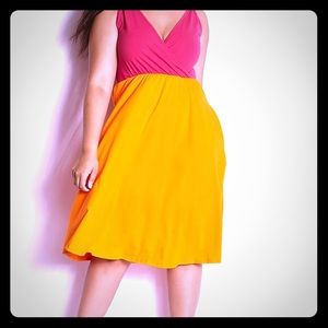 REBDOLLS Sunburst skater Dress