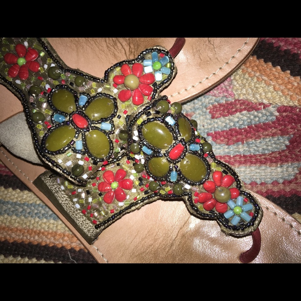 Beaded Report sandals