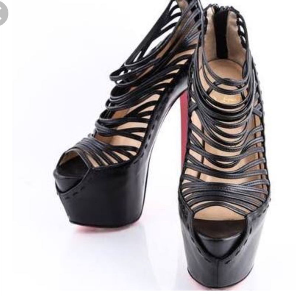 Christian Louboutin black zoulou size 38❌❌❌sold