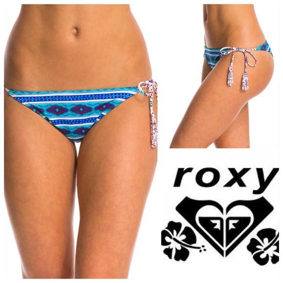 🆕Roxy Women's Tie Side Bikini Bottom - Picture 3 of 8