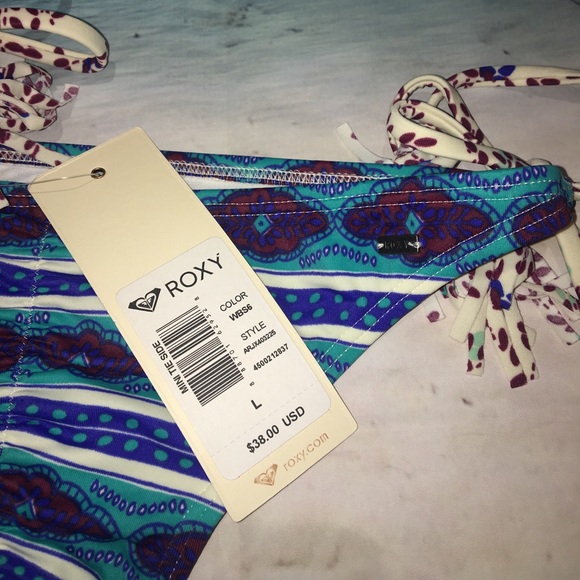 🆕Roxy Women's Tie Side Bikini Bottom - Picture 8 of 8