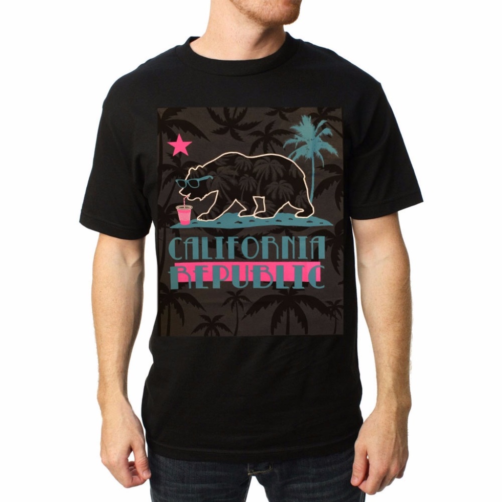 Men's Cali Bear Star Black